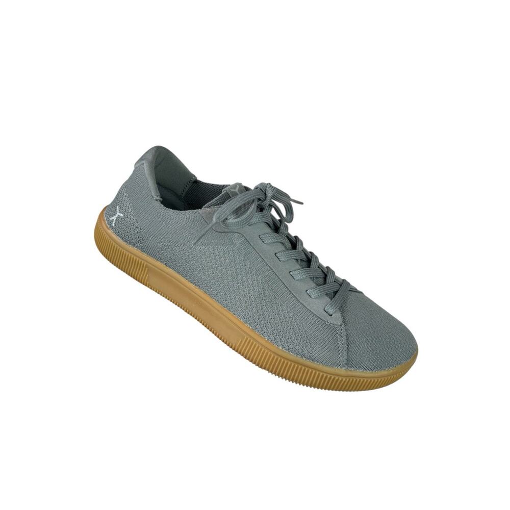 Flux Footwear Adapt Trainer Gray Gum Athletic Knit Sneaker Shoes Size 7